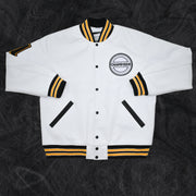 CHAMPSIDE Varsity Jacket (White) Men's