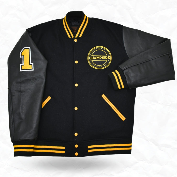 CHAMPSIDE Varsity Jacket (Wool/Leather) Men&