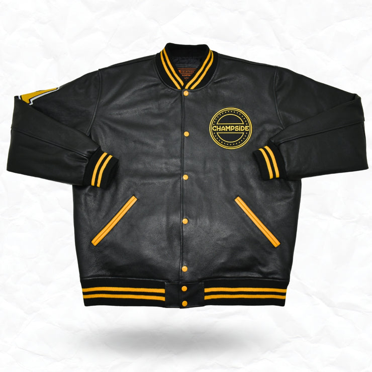 CHAMPSIDE Varsity Jacket (Leather) Men&