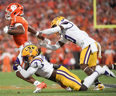 LSU Tigers battle Clemson Tigers to 17-10 victory on the road in opener