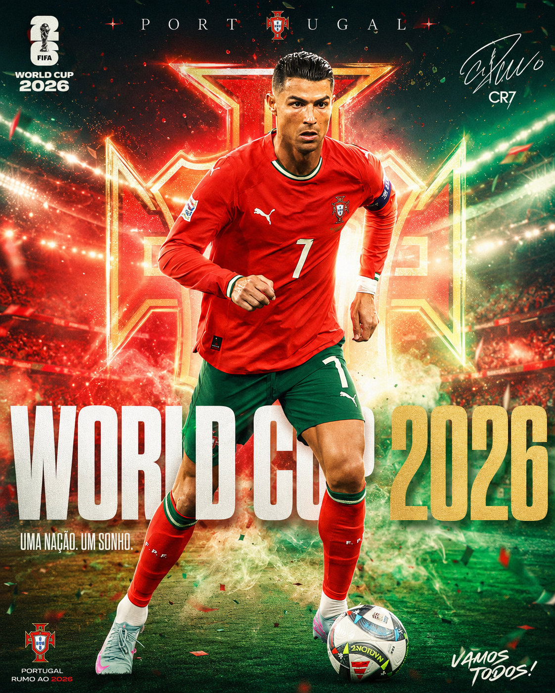 Cristiano Ronaldo, Portugal kick off FIFA World Cup 26' in Houston
