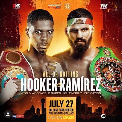 Maurice Hooker vs. Jose Ramirez July 27 in Dallas, Texas! 140 Unification!